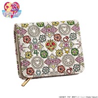 「美少女戦士セーラームーン×浅草文庫 クリスタル花菱文の二つ折り財布」