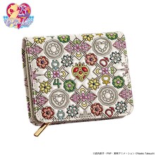 「美少女戦士セーラームーン×浅草文庫 クリスタル花菱文の二つ折り財布」