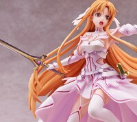 「ソードアート・オンライン アリシゼーション War of Underworld アスナ《創世神ステイシア》1/7スケールフィギュア」に追加パーツを付けた様子。