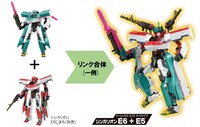 「プラレール DXS シンカリオン E5はやぶさ 可動プラス」(c)TOMY (c)プロジェクト シンカリオン・JR-HECWK/超進化研究所・TBS