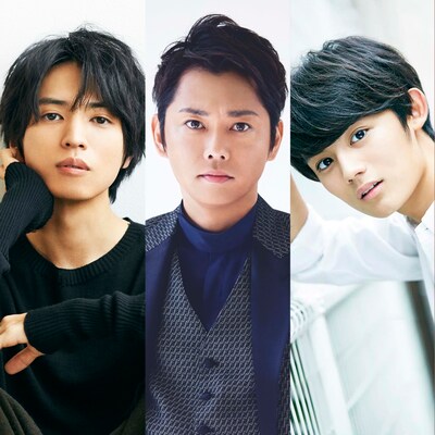 左から鳴戸渡役の桐山漣、河合ケンタ役の今井翼、仁井真純役の藤原大祐。