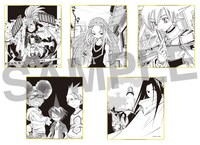 入場特典のミニ色紙全5種。