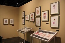 「安野モヨコ展 ANNORMAL」の様子。