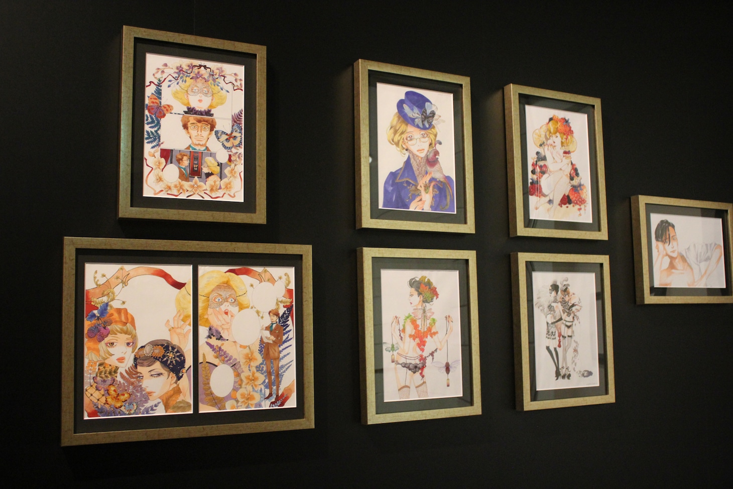 「安野モヨコ展 ANNORMAL」の様子。
