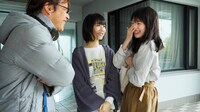 実写映画「思い、思われ、ふり、ふられ」のメイキング写真。