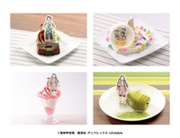 レストランで提供されるデザートメニュー。