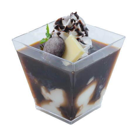 シオンをイメージしたデザート。