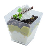 ちりをイメージしたデザート。