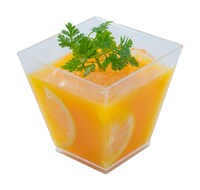 ペッパーをイメージしたデザート。