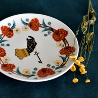 「九谷焼プレート（エレン）」使用イメージ