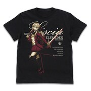 「現実主義勇者の王国再建記」の先行販売商品「原作版 リーシア Tシャツ」。