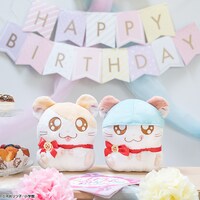 B賞「ハム太郎HAPPYぬいぐるみ」と、C賞「かぶるくんHAPPYぬいぐるみ」。