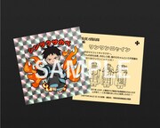 DVD第1巻のメーカー初回特典「オリジナルホログラムシール（森羅日下部）」。