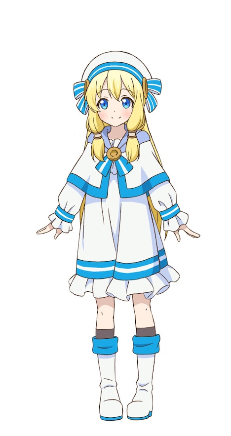 エリアリア（CV：桑原由気）。ジャミール公爵家のお嬢様。母方の異世界転移者の血を受け継いだ“先祖返り”で、生まれつき膨大な魔力を持つ。明るく朗らかな性格で、リョウマとはすぐに打ち解ける。リョウマのレクチャーにより、魔術の才能を開花させていく。