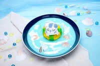 「タネを落としたですぅ～ こうしくん海カレー」