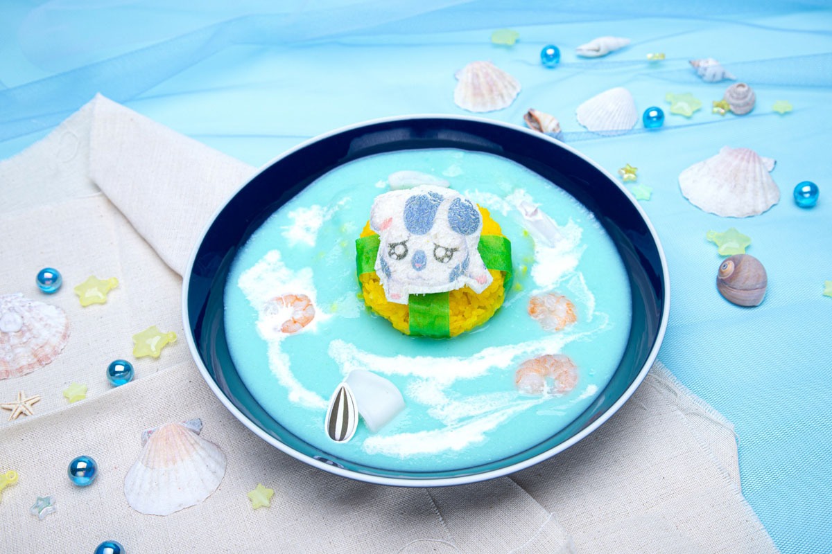 「タネを落としたですぅ～ こうしくん海カレー」