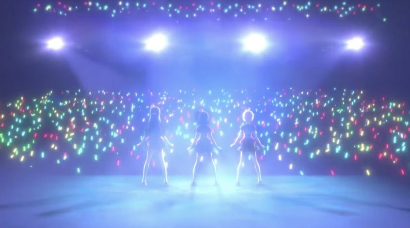 「アイドルマスター ミリオンライブ！シアターデイズ」ティザームービより。