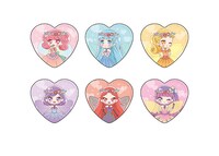 「ハート型カンバッジ（ブラインド）」（全6種）