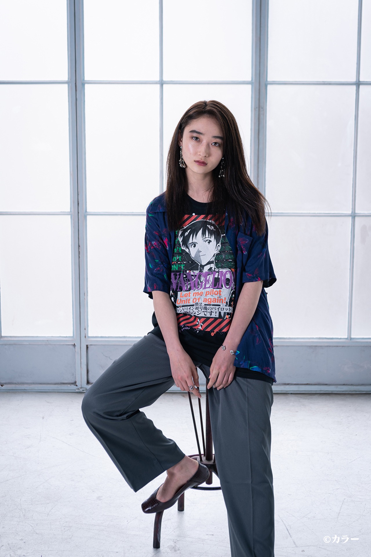 「Shinji T」の着用イメージ。