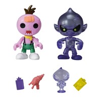 「ゾゾゾ ゾンビーくん ちょーバラバラフィギュアセット」の「ゾンビーくん＆スケルトンズール」。