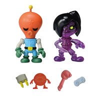 「ゾゾゾ ゾンビーくん ちょーバラバラフィギュアセット」の「タコスキー＆スケルトンサムライゾンビ」。