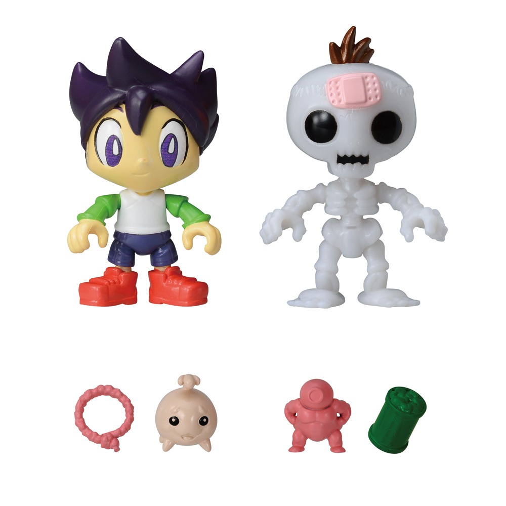 「ゾゾゾ ゾンビーくん ちょーバラバラフィギュアセット」の「イサムくん＆骨ゾンビーくん」。