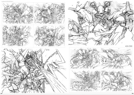 「新世紀エヴァンゲリオン 劇場版原画集 The Movie 1」より。