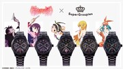 「〈物語〉シリーズ」とコラボした腕時計。
