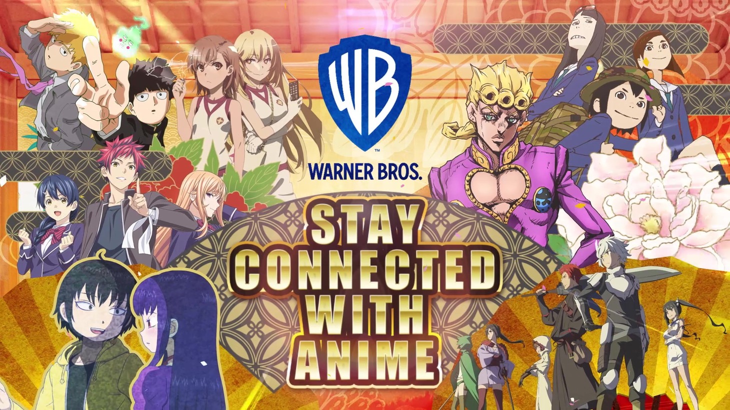 「Stay Connected with Anime」ビジュアル