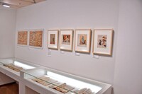 「長谷川町子の漫画創作秘話」の様子。