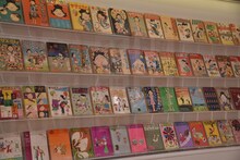 「長谷川町子の漫画創作秘話」の様子。