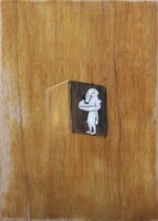 板絵「踏み出す」