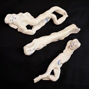 「とけるカトラリー置き」（陶芸協力：kamakura 山陶芸工房）