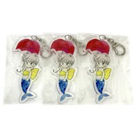 会場で販売されるアクリルキーホルダー。