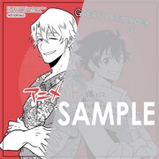 「GREAT PRETENDER」1巻を、アニメイトで購入するともらえる描き下ろし複製ミニ色紙。