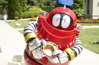 映画「がんばれいわ!!ロボコン ウララ～！恋する汁なしタンタンメン!!の巻」の場面写真。