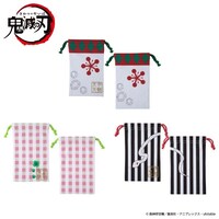 左上から時計回りに宇髄天元モデル、伊黒小芭内モデル、甘露寺蜜璃モデル。