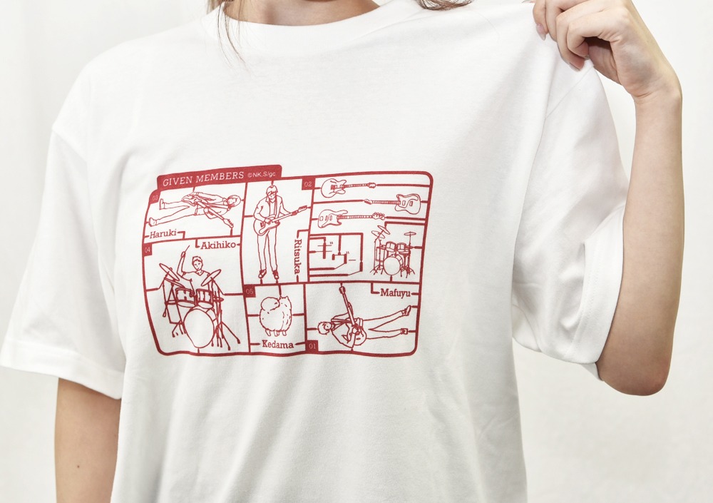 「【ギヴン】Tシャツ・White」