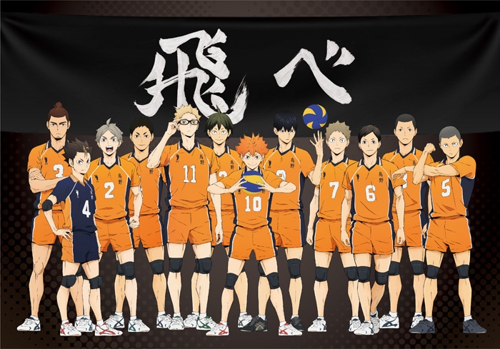 烏野高校のセカンドユニフォームビジュアル。