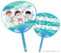 ノベルティのうちわ。