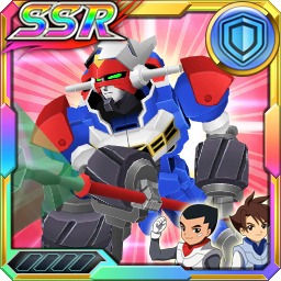 「スーパーロボット大戦X-Ω」に登場するGEAR戦士電童。