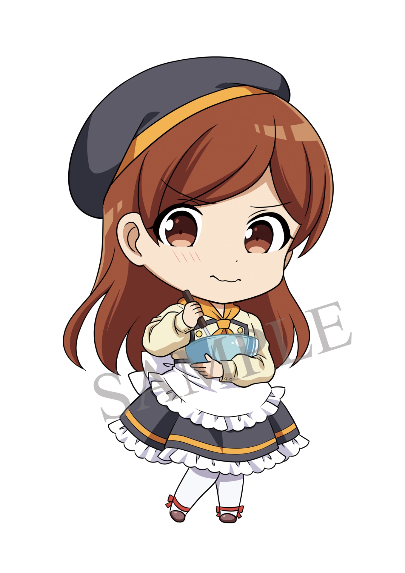 メアリの描き下ろしミニキャライラスト。