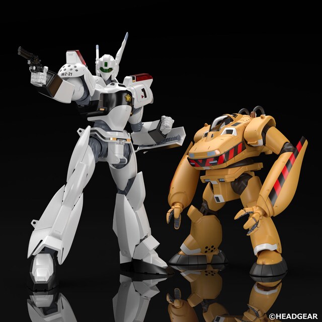 左から「MODEROID AV-98イングラム」、「MODEROID ブルドッグセット」。