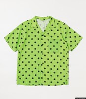 「UZUMAKI DOTS OPEN COLLAR SHIRT」