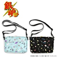 「銀魂」2WAYポーチのビジュアル。