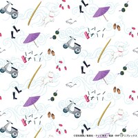 万事屋の総柄デザイン（ホワイト）。