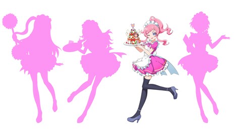 「プリティーシリーズ10周年×プリズムストーンカフェ」第1弾のビジュアル。(c)T-ARTS / syn Sophia / テレビ東京/ PSプロジェクト