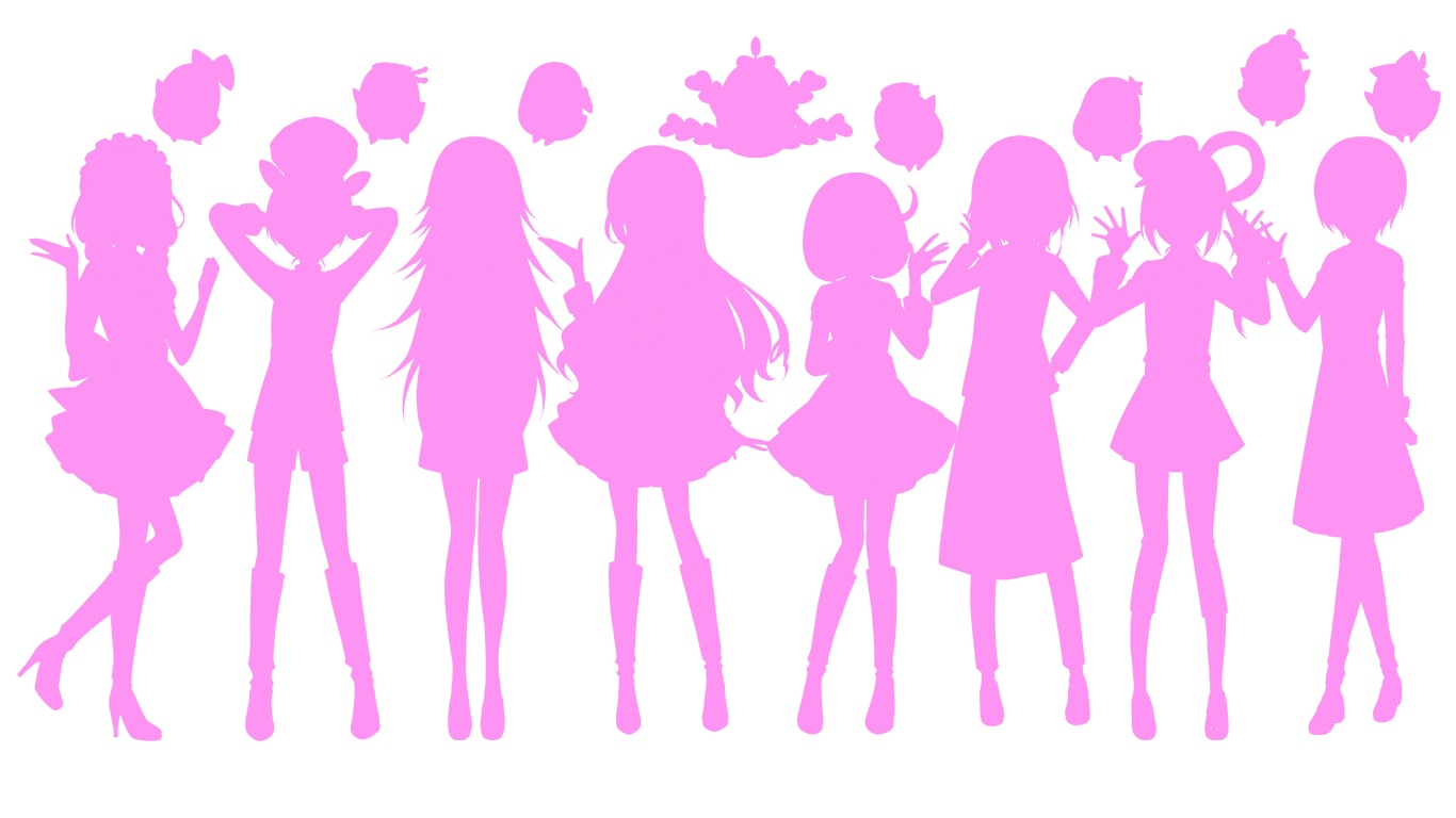 「プリティーシリーズ10周年×プリズムストーンカフェ」第3弾のビジュアル。(c)T-ARTS / syn Sophia / テレビ東京/ PSプロジェクト