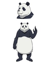 パンダ（CV：関智一）の設定画。