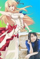 アリスリーゼ・ルゥ・ネビュリス9世と、アリスリーゼ役を演じる雨宮天。